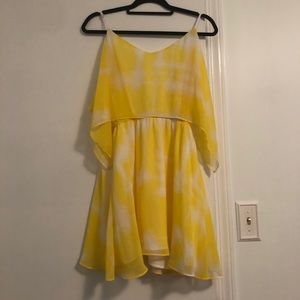 NWT BCBGeneration yellow dress